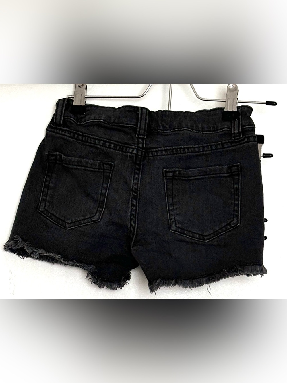 Cat & Jack Girls’ Mid-Rise Cutoff Jean Shorts Black Size M (8) - Picture 2 of 4
